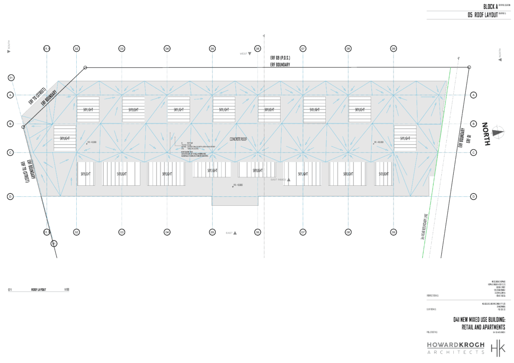 Block A - Roof Layout